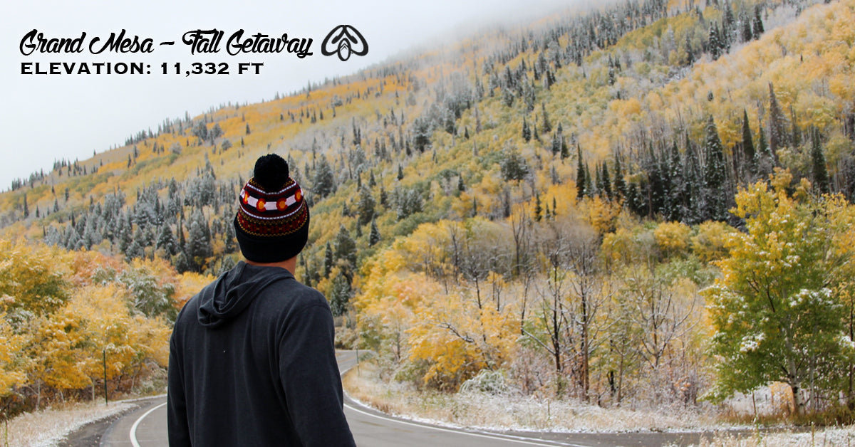 ColoradoCool Colorado Flag Beanie on Colorado Grand Mesa
