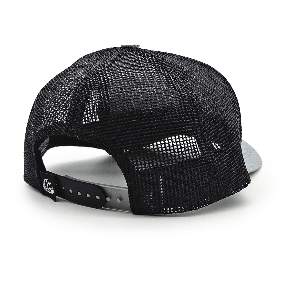 Native Plate Trucker Hat - Heather Gray/Black