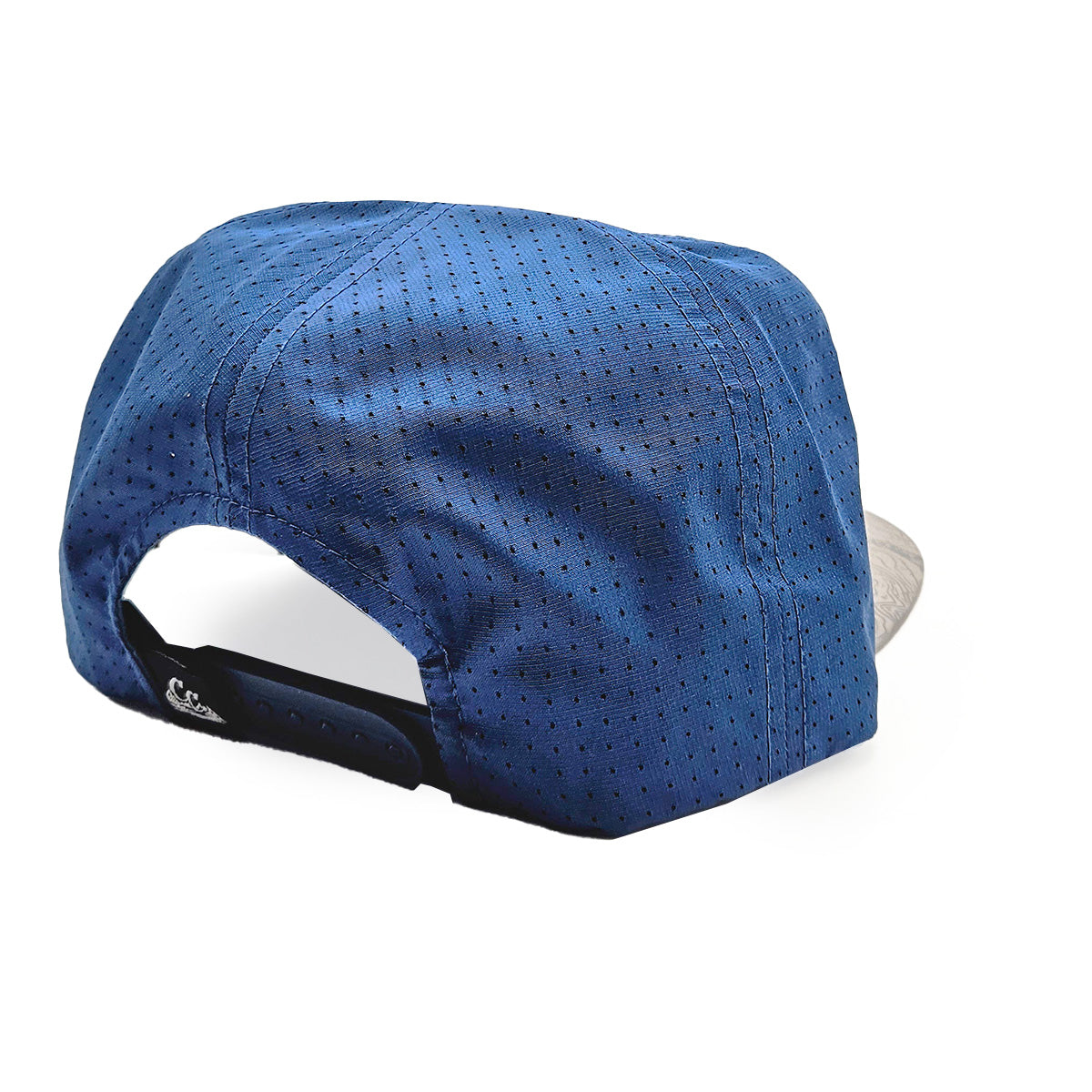 Sneffels Circle Patch Hat - Gray/Indigo - Flat
