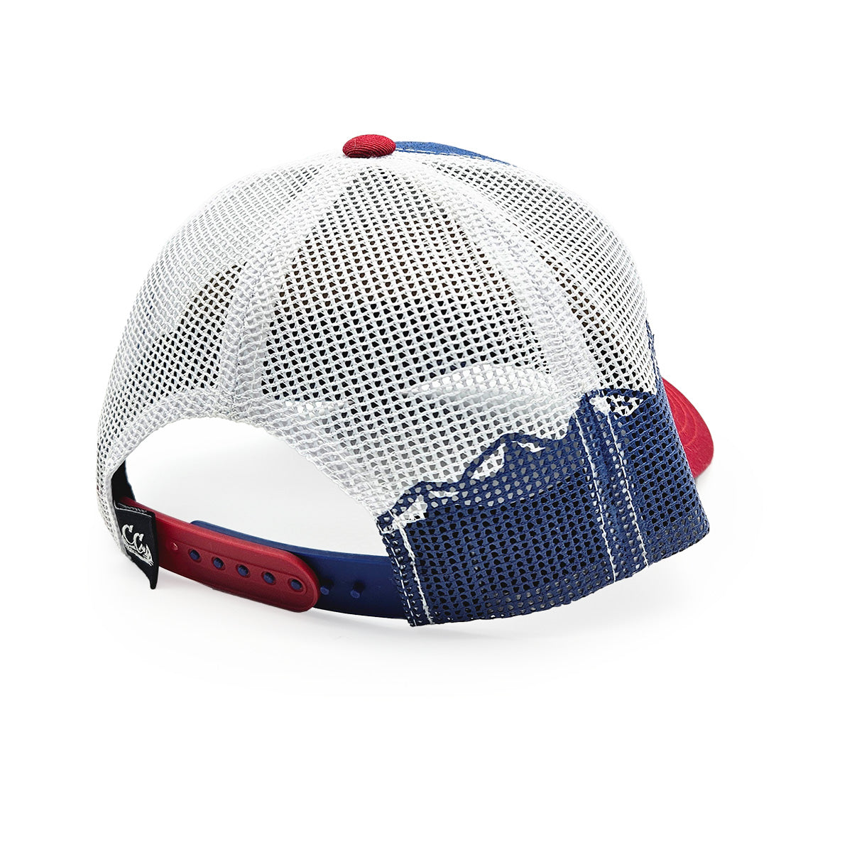 Mountain Moose Hat - Youth - Navy/Red/White