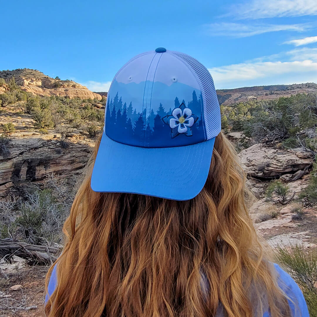 High Bloom - Indigo - Unstructured Trucker
