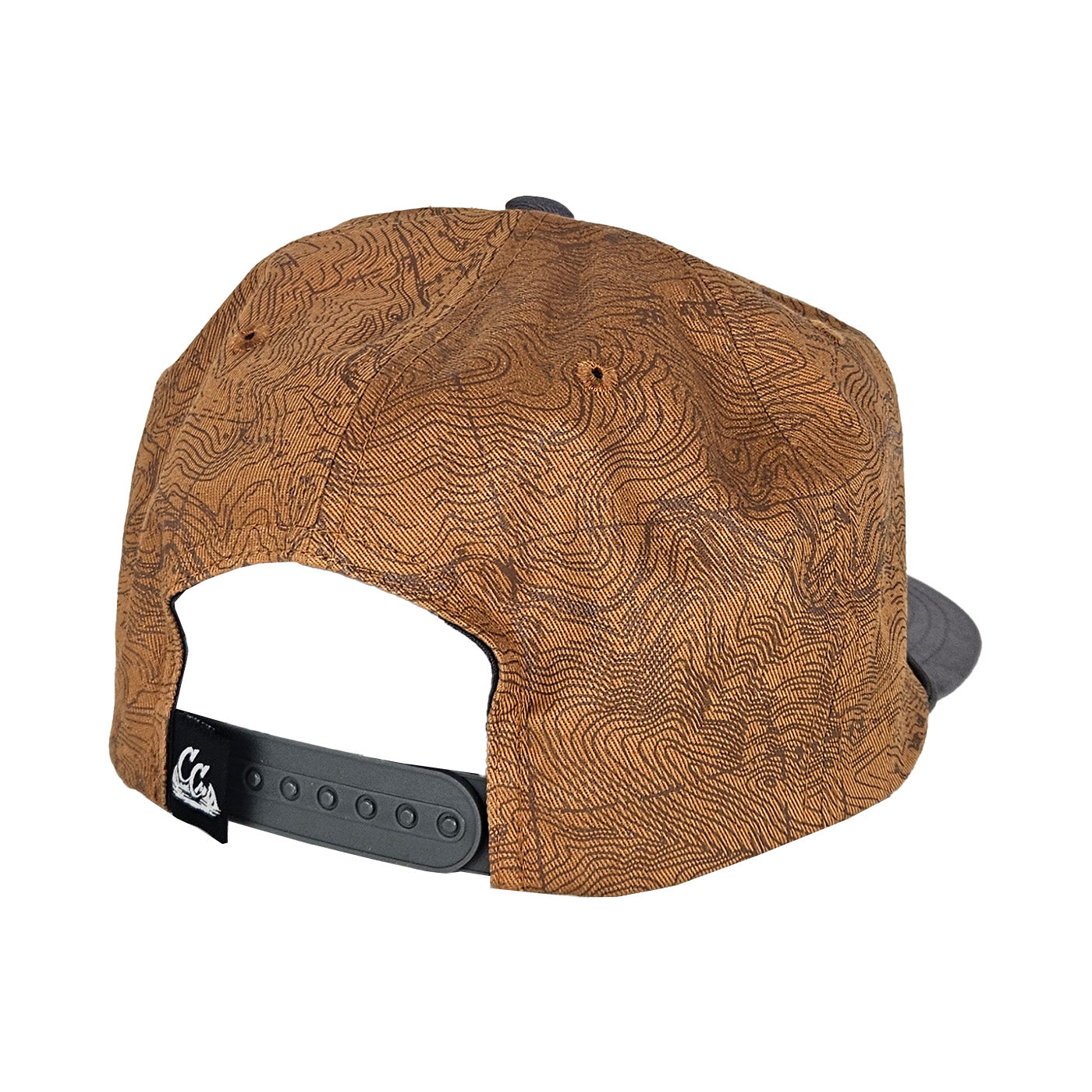 Topo Canvas/Gray Uns Flatbill Hat - Treeline