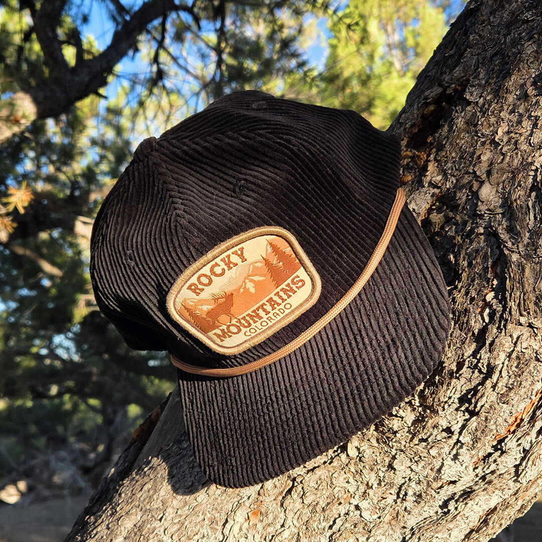 Rocky Mtns. Corduroy - Flat - Black