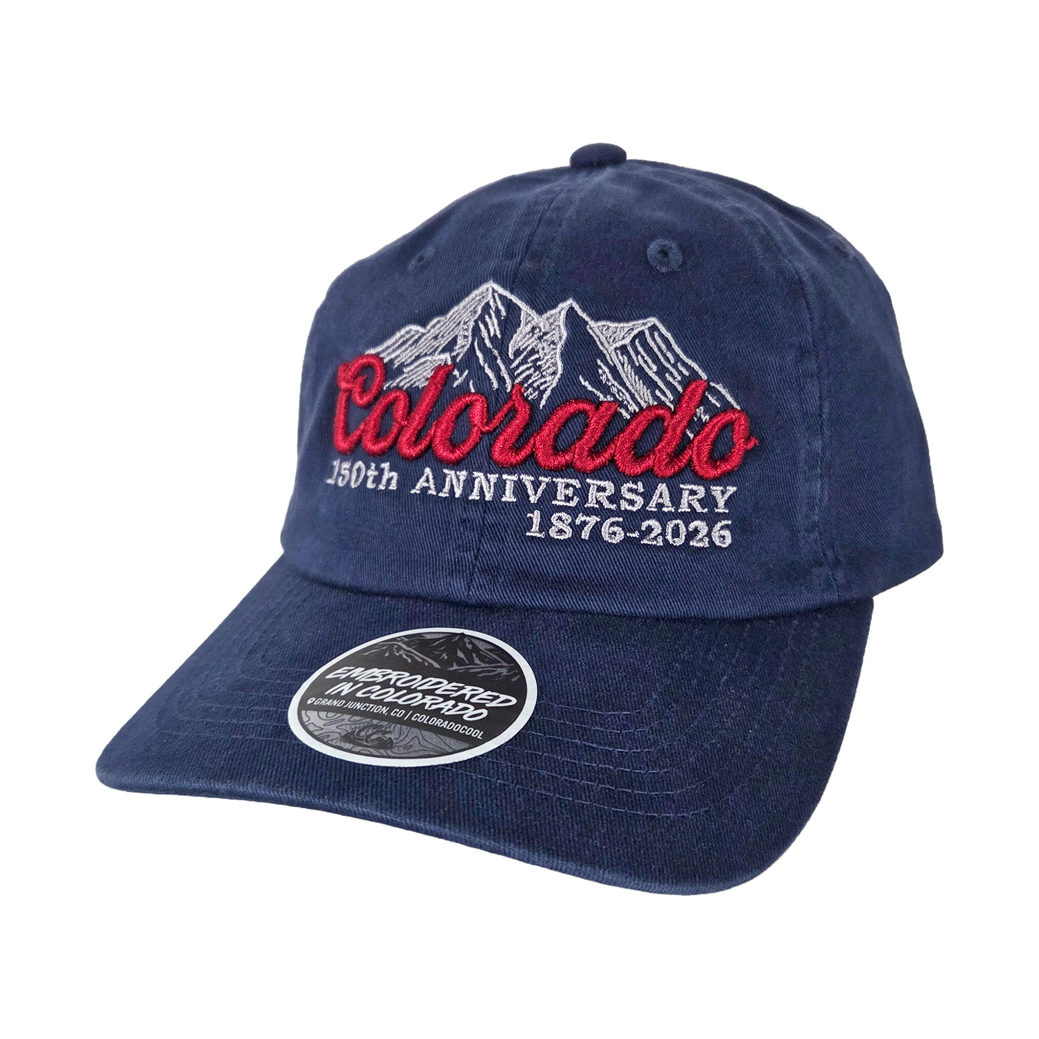 Colorado 150th Script - Unstructured Hat - Navy