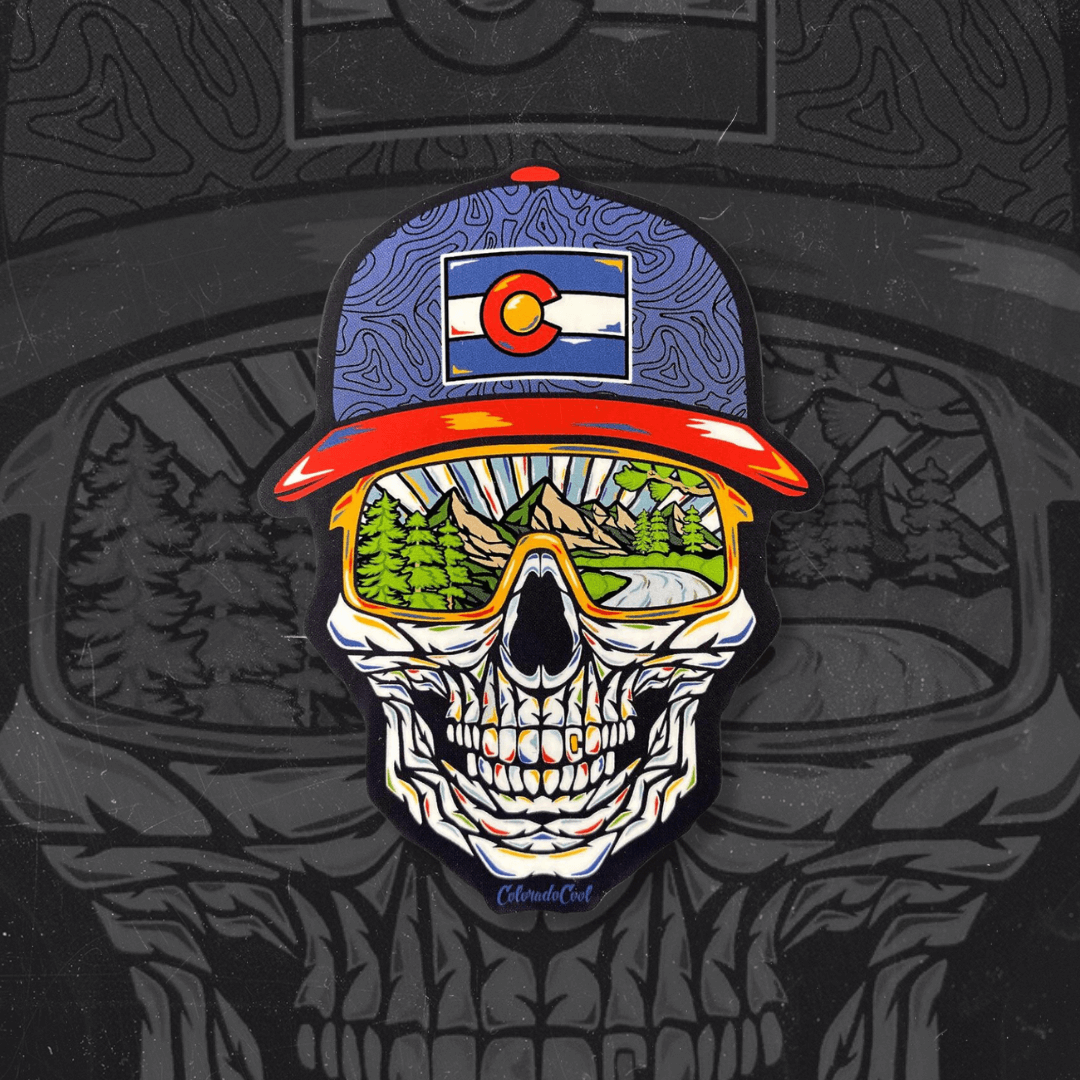 Skull Sticker - Summer