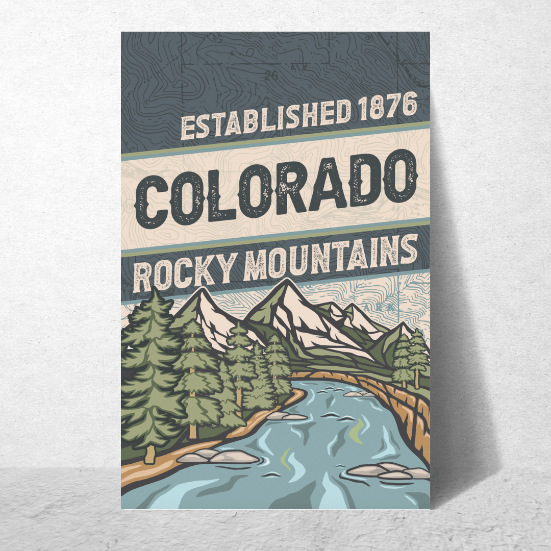 Colorado Rocky Mountains Poster