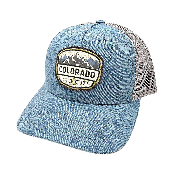 Contour Trucker Hat - Blue