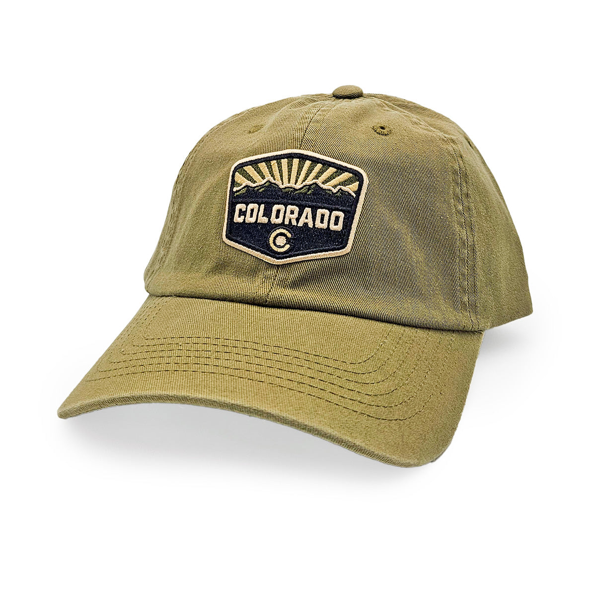 Colorado Patch Hat - Unstructured - Olive