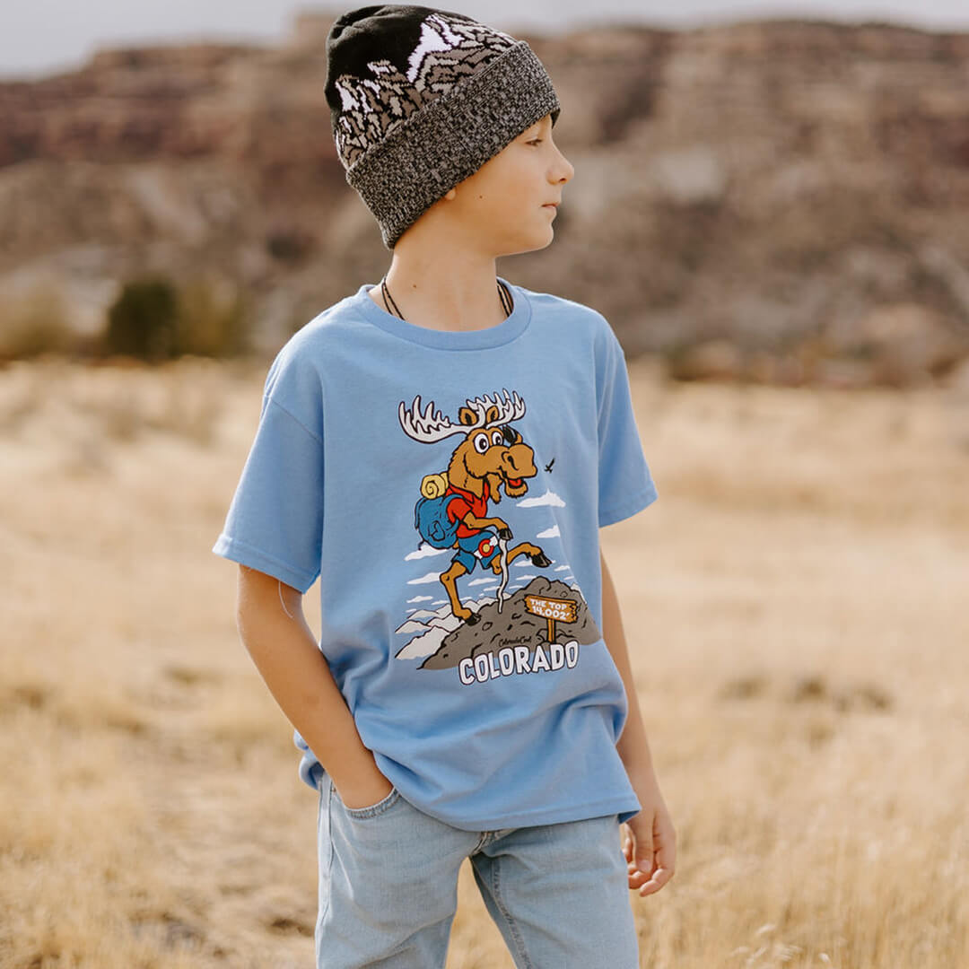 Hikin' Moose - Youth - Blue