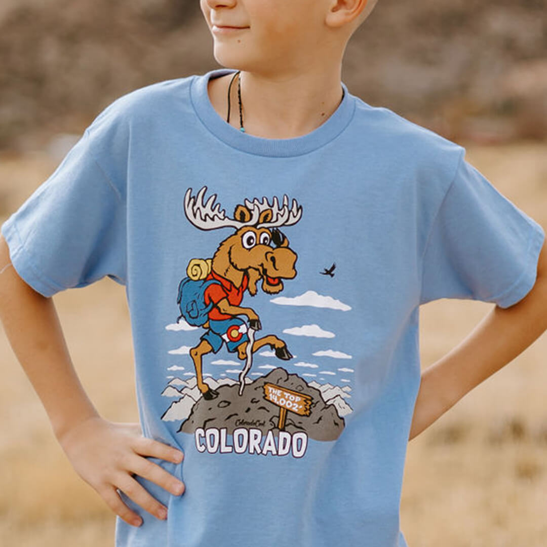 Hikin' Moose - Youth - Blue