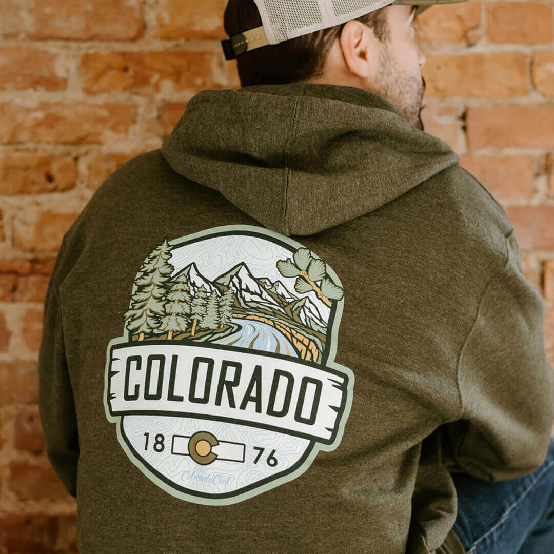 Woodland Midweight Zip-Up Hoodie - Green