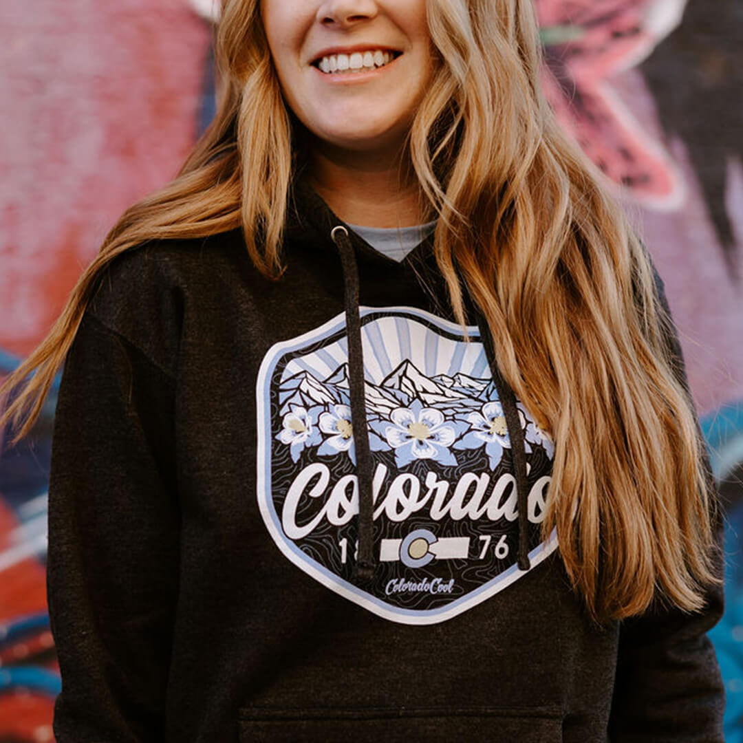 Mountain Bloom Hoodie - Women's - Charcoal
