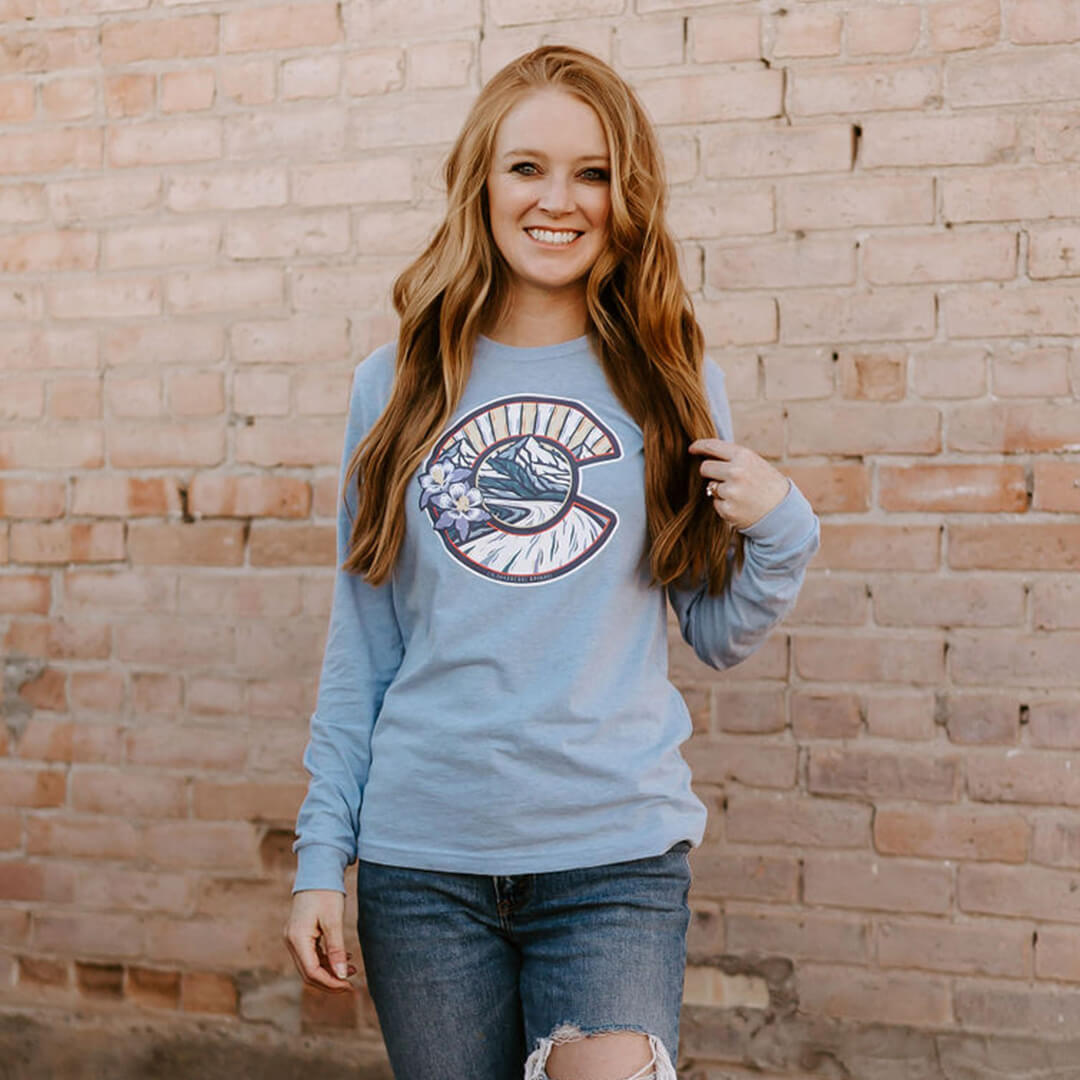 Sunkissed Long Sleeve T-Shirt - Women's - Columbia Blue