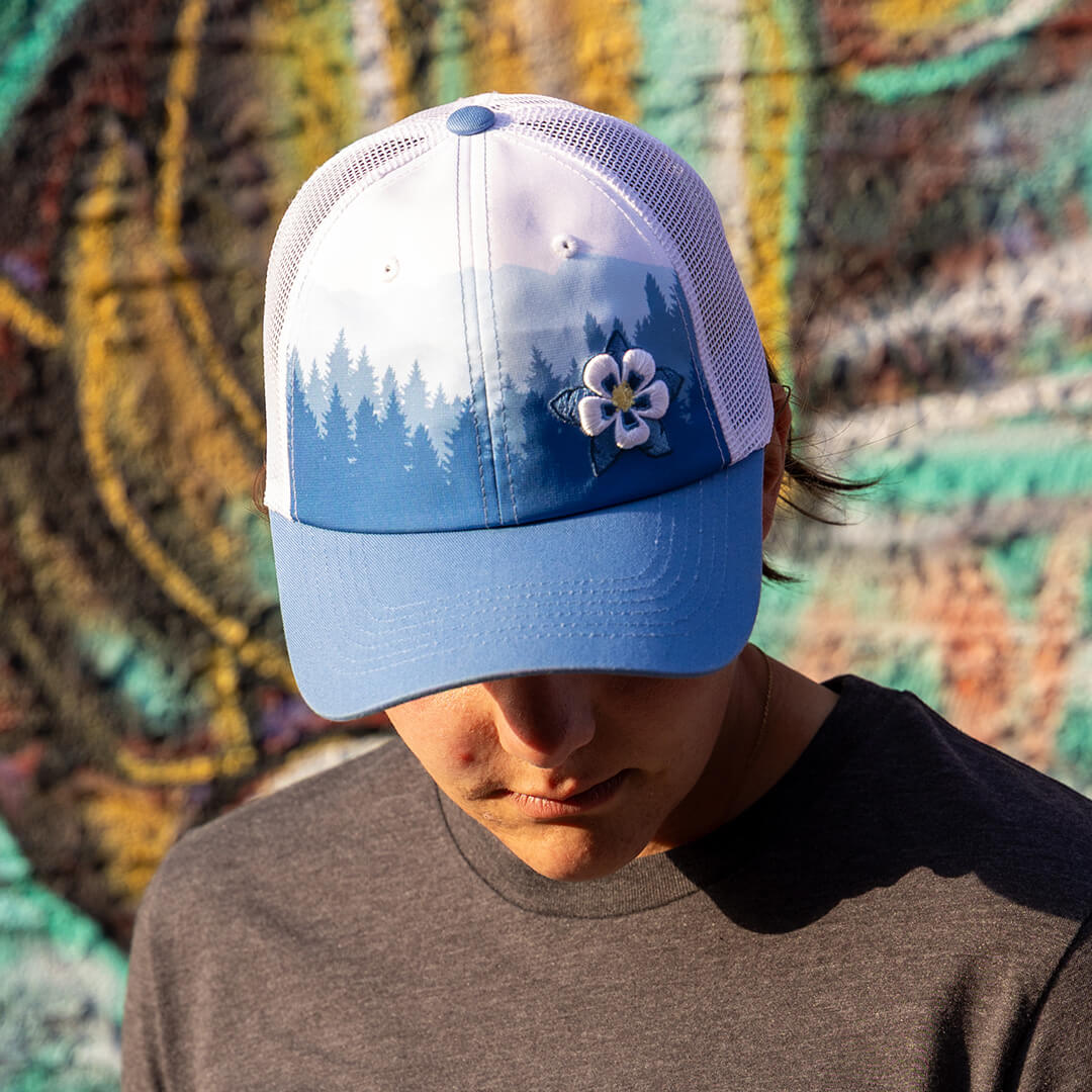 High Bloom - Indigo - Unstructured Trucker