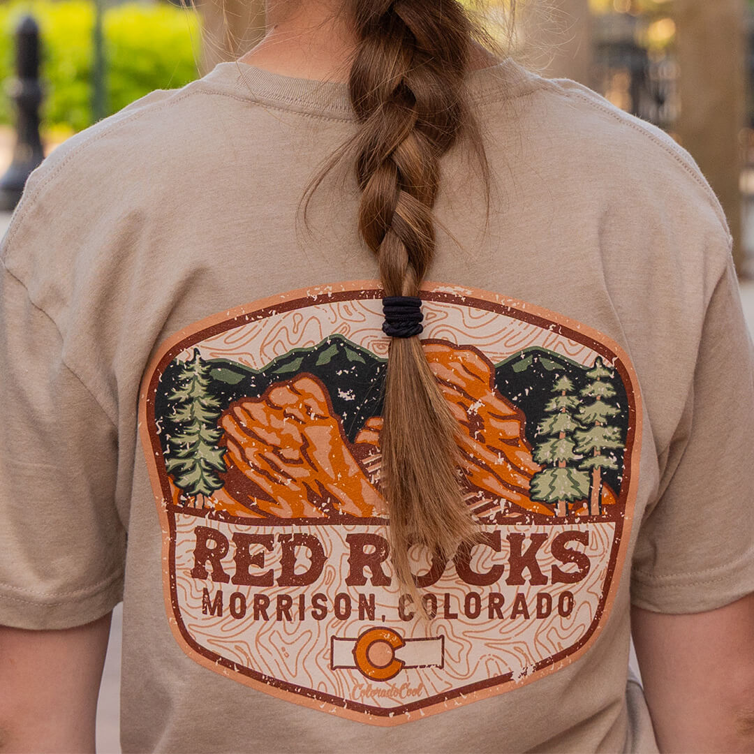 Red Rocks Vibes T-Shirt - Heather Tan