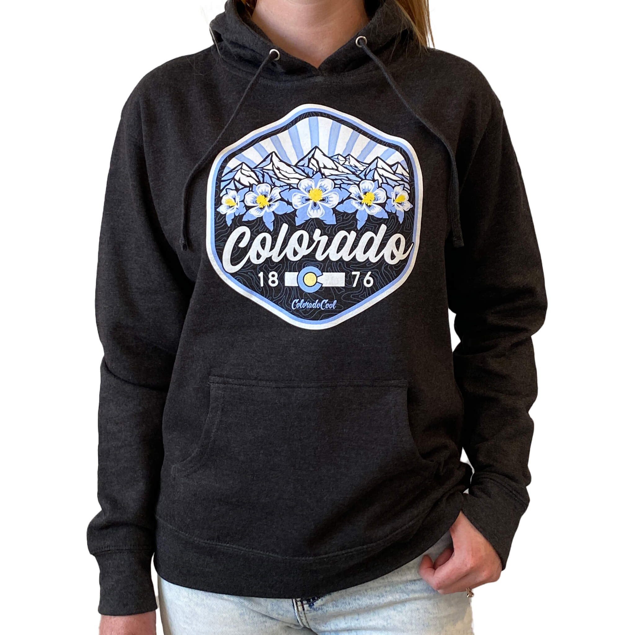 Mountain Bloom Hoodie - Women's - Charcoal