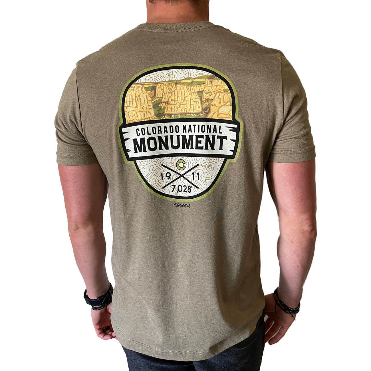 National Monument Trailhead T-Shirt - Olive