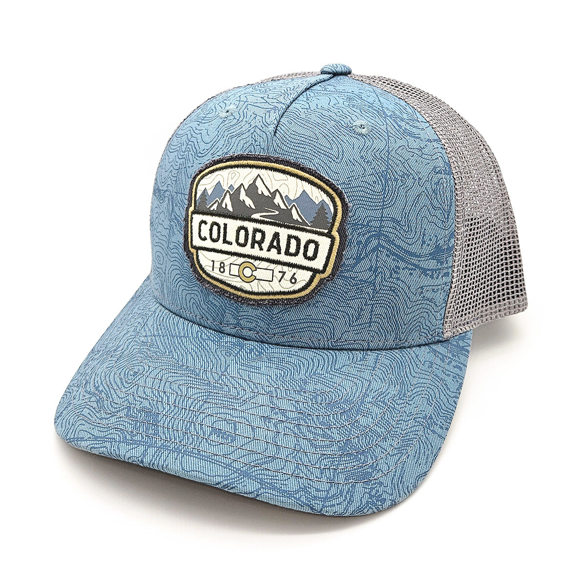 Contour Trucker Hat - Blue