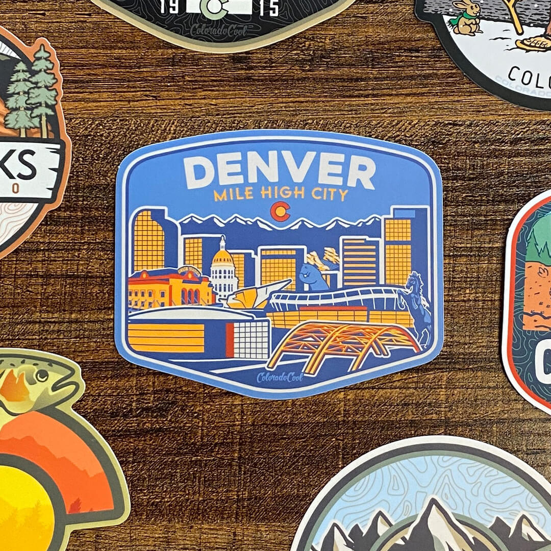 Denver Landmark Sticker