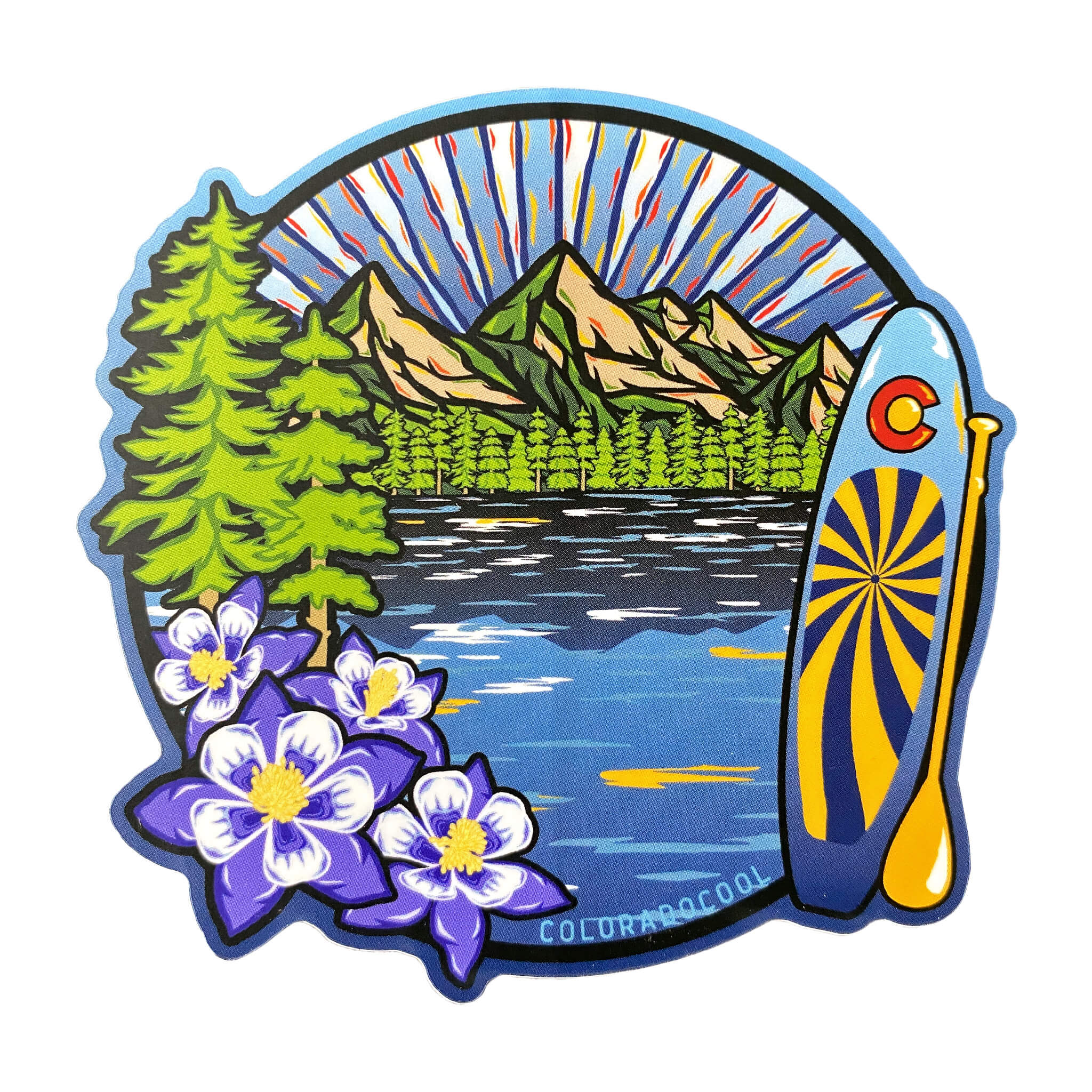 Lake Vibes Sticker