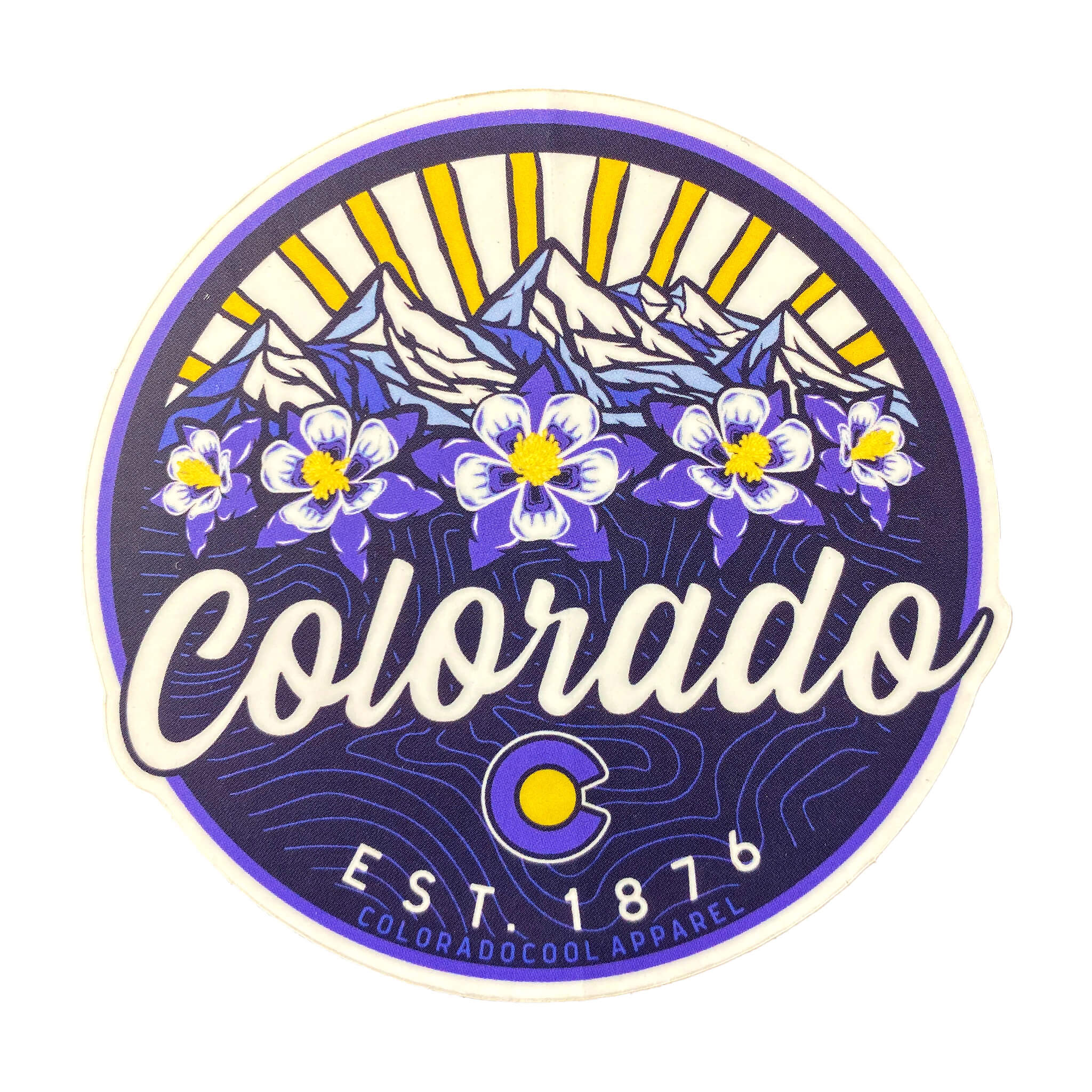 Mountain Bloom Sticker