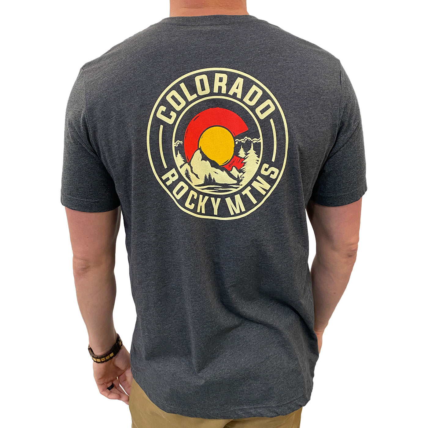 Colorado Rocky Mtns T-Shirt - Charcoal