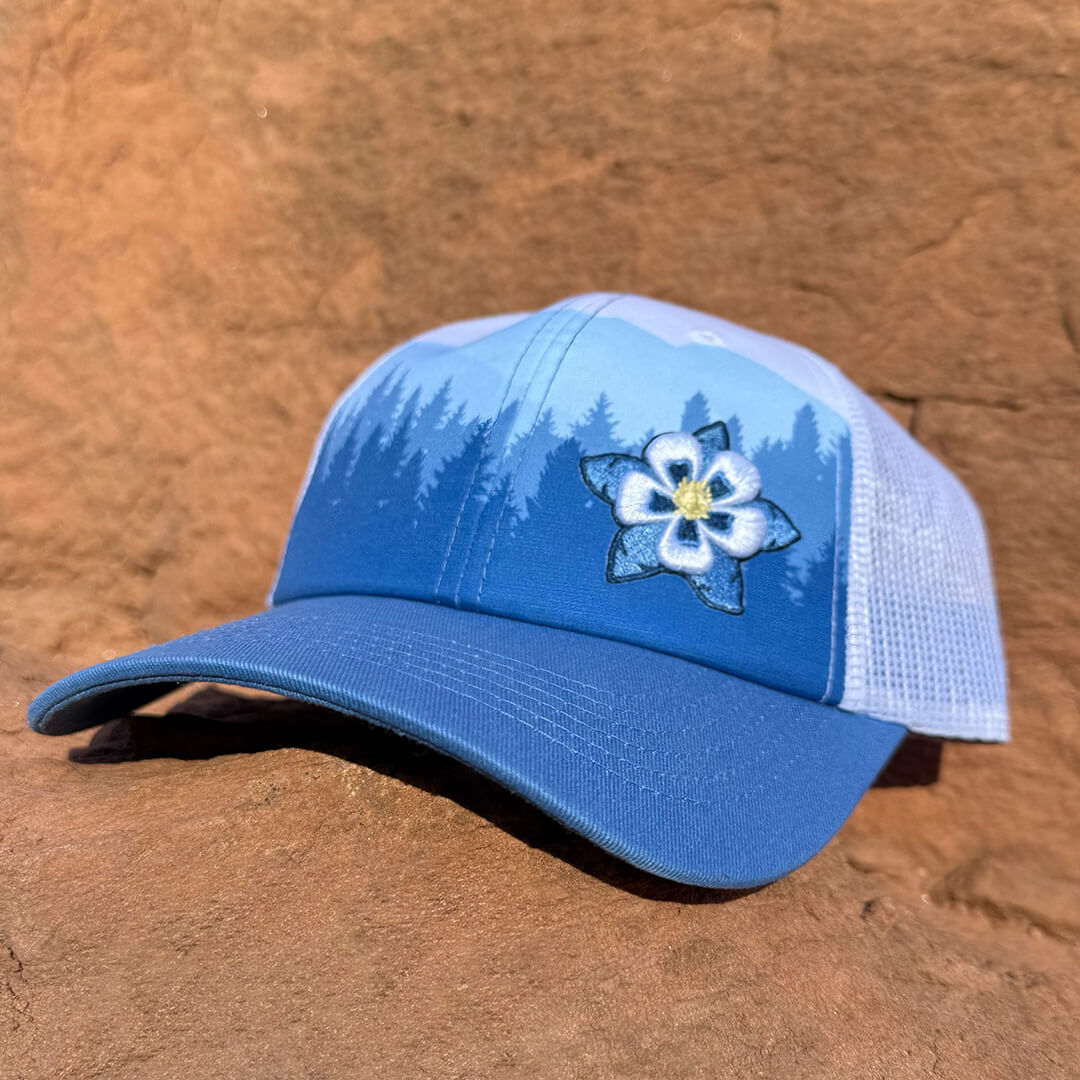 High Bloom - Indigo - Unstructured Trucker