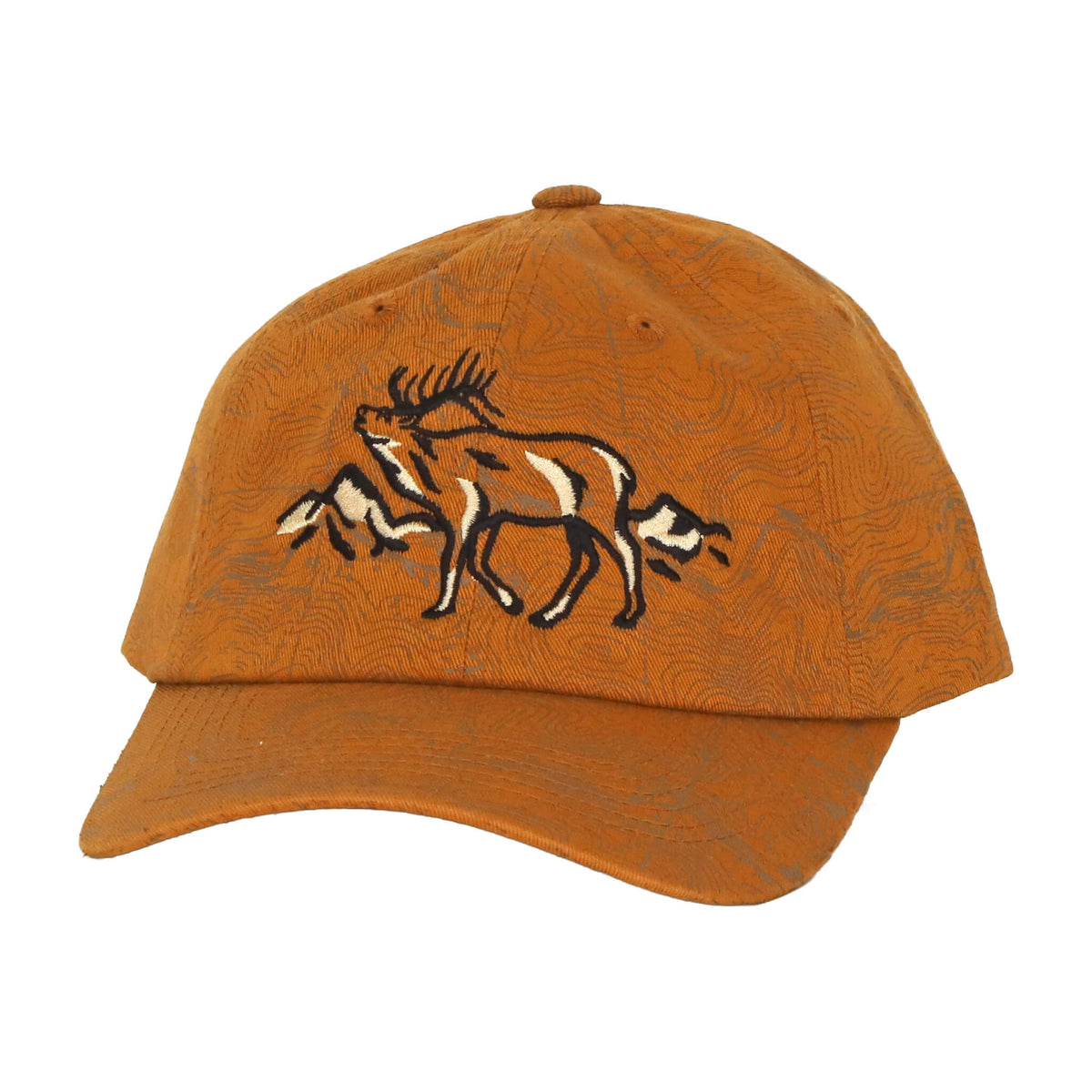 Roaming Elk - Topo Canvas Uns Hat