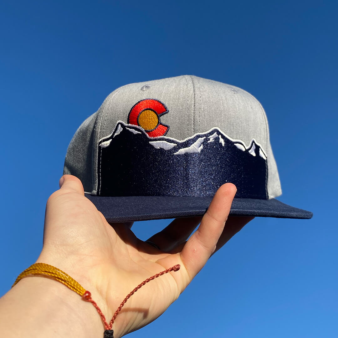 Range Flatbill Hat - Heather Gray/Navy