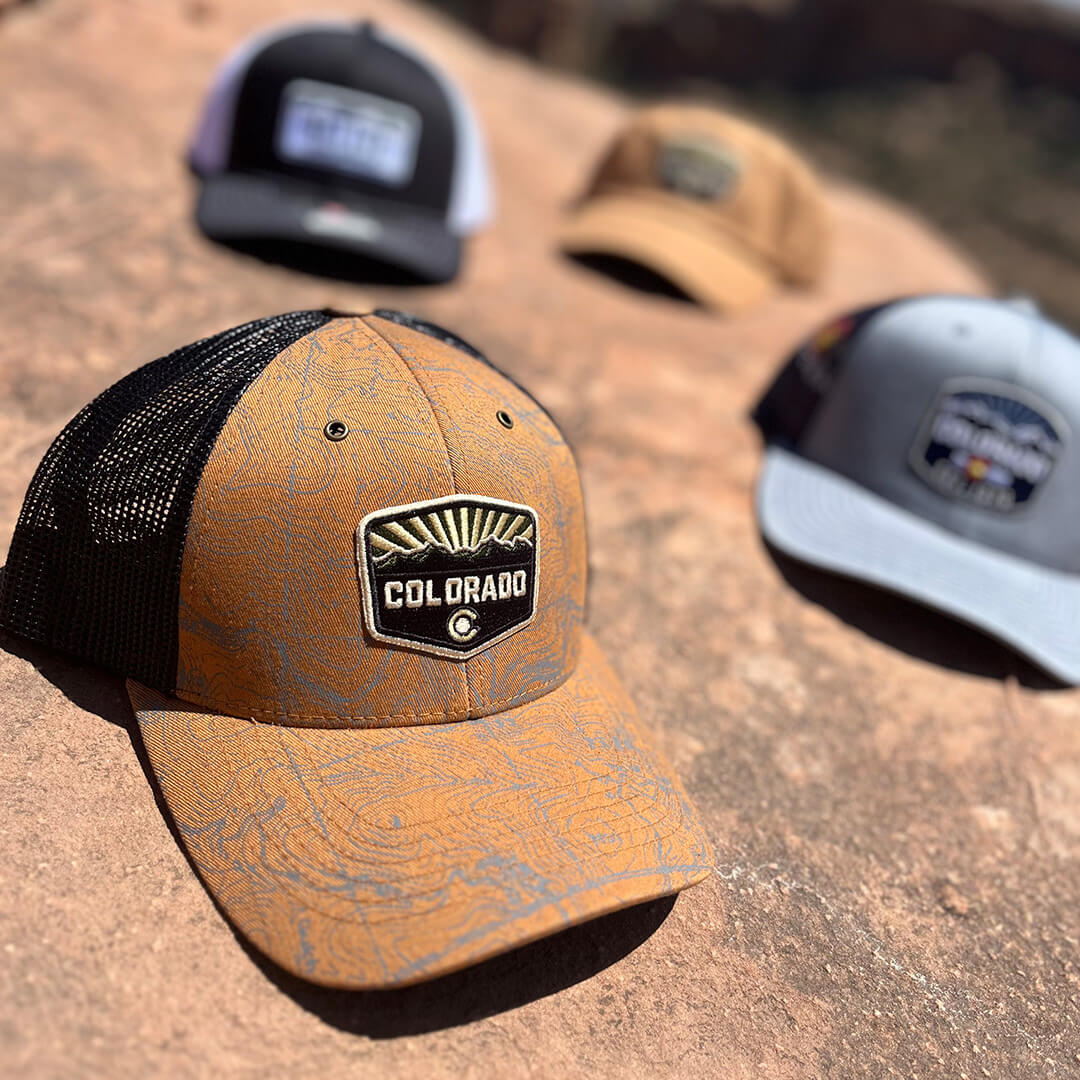 Topo Trucker Hat - Canvas/Trucker Mesh