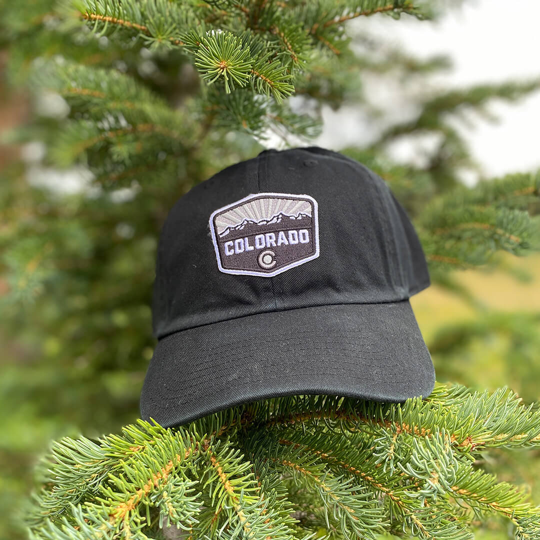 Colorado Patch Hat - Washed - Unstructured - Black