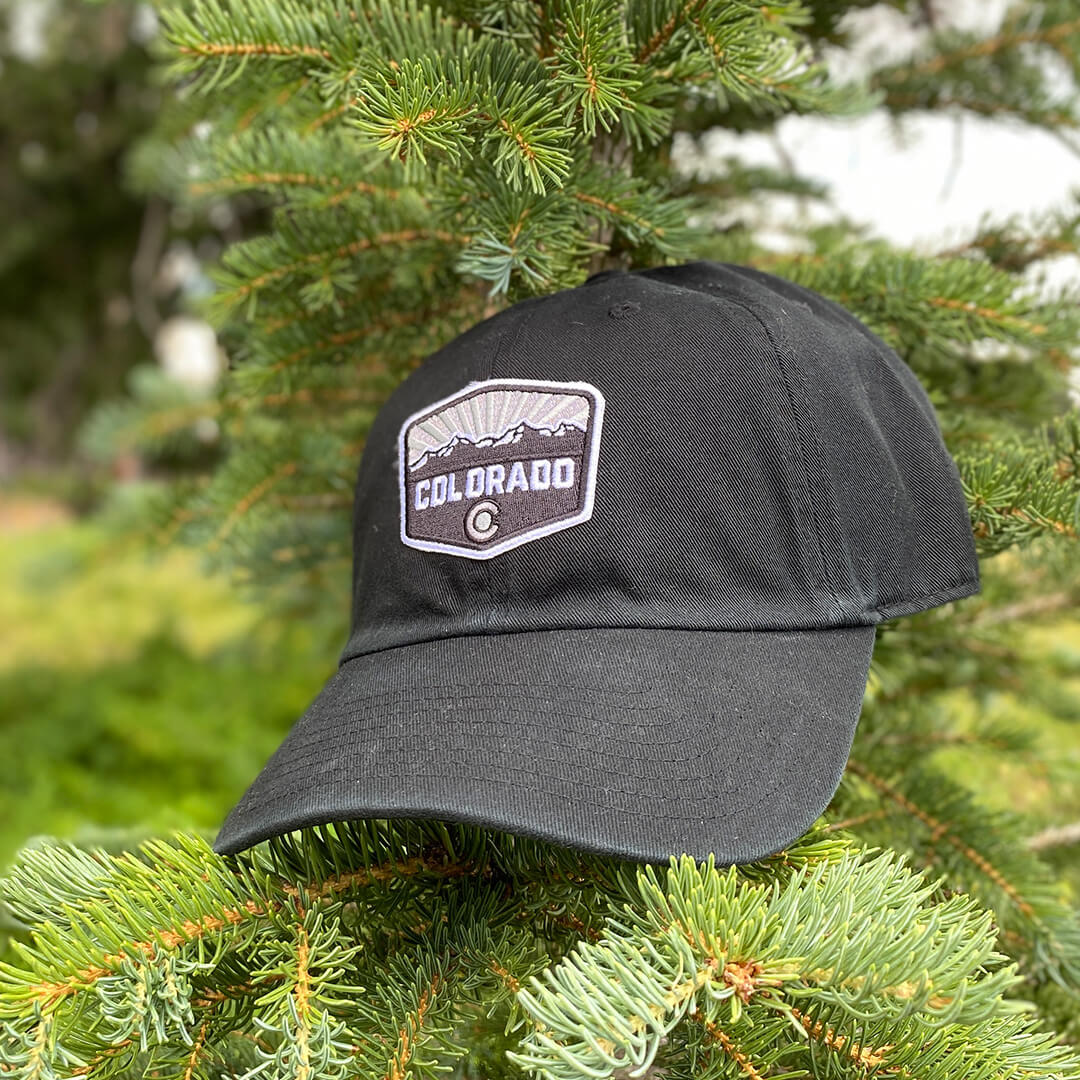 Colorado Patch Hat - Washed - Unstructured - Black