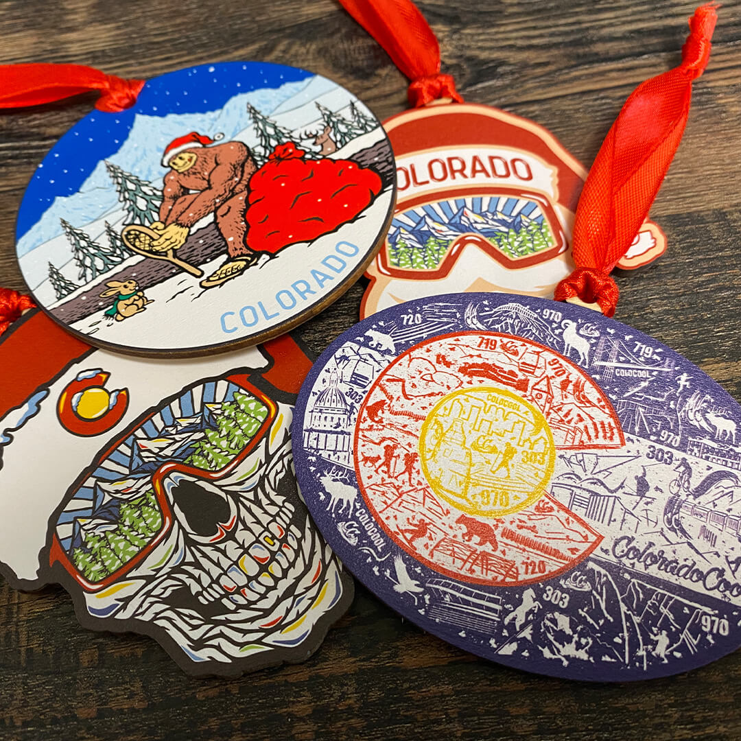 Colorado Skull Ornament