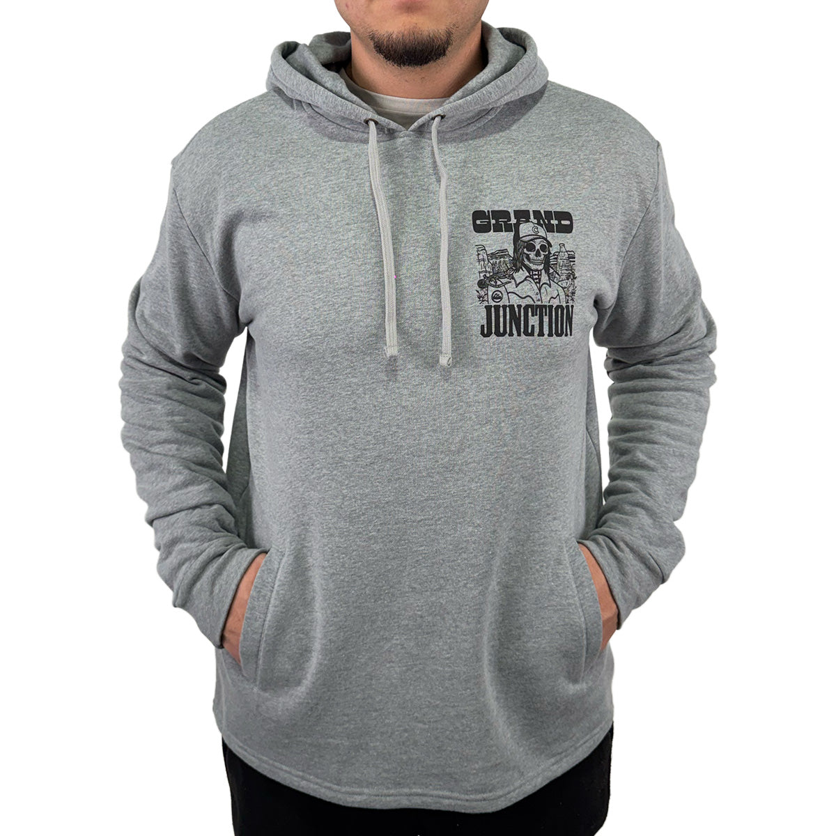 Grand Junction Skeleton Hoodie - Heather Gray