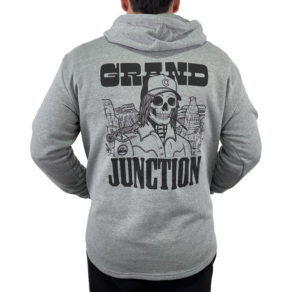 Grand Junction Skeleton Hoodie - Heather Gray
