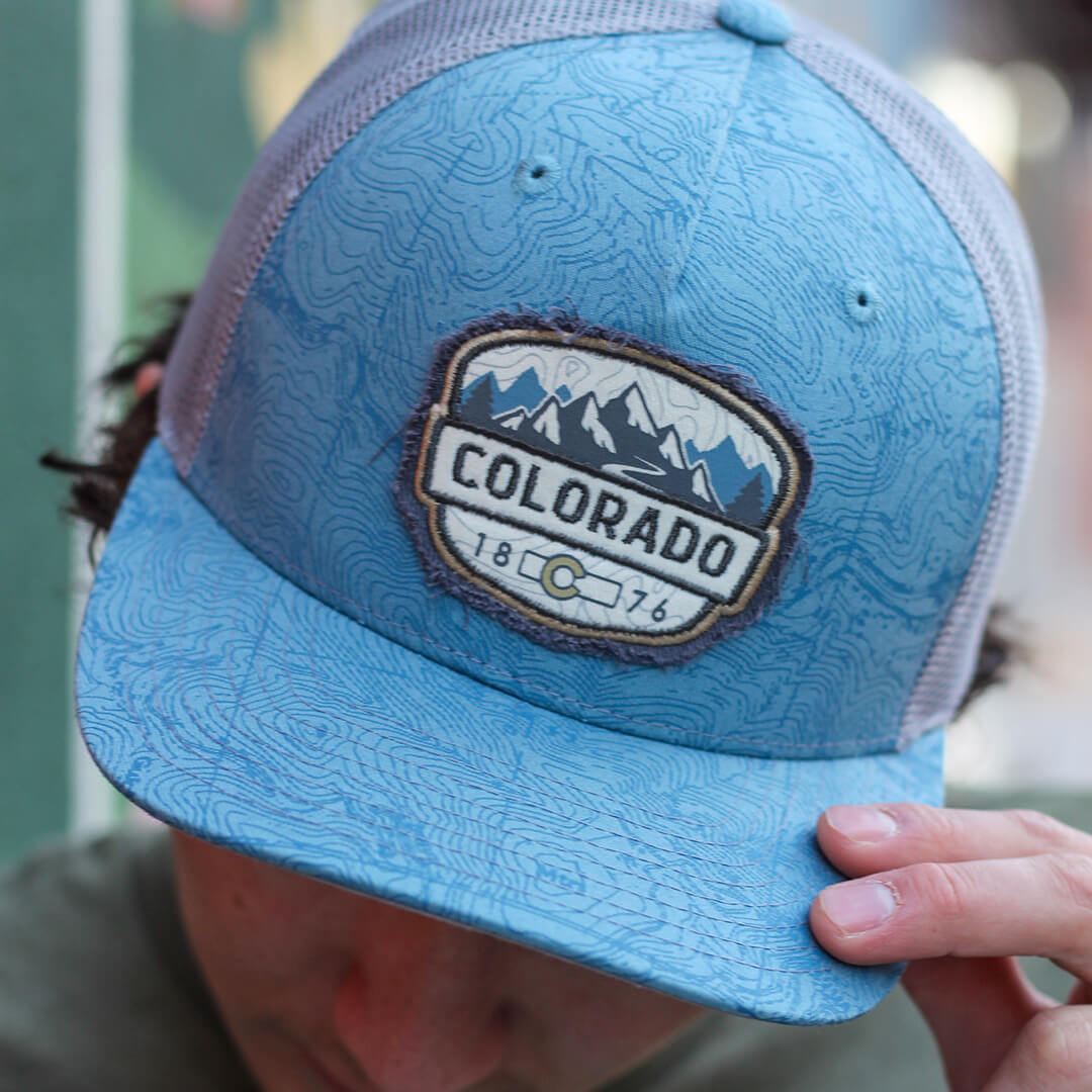 Contour Trucker Hat - Blue