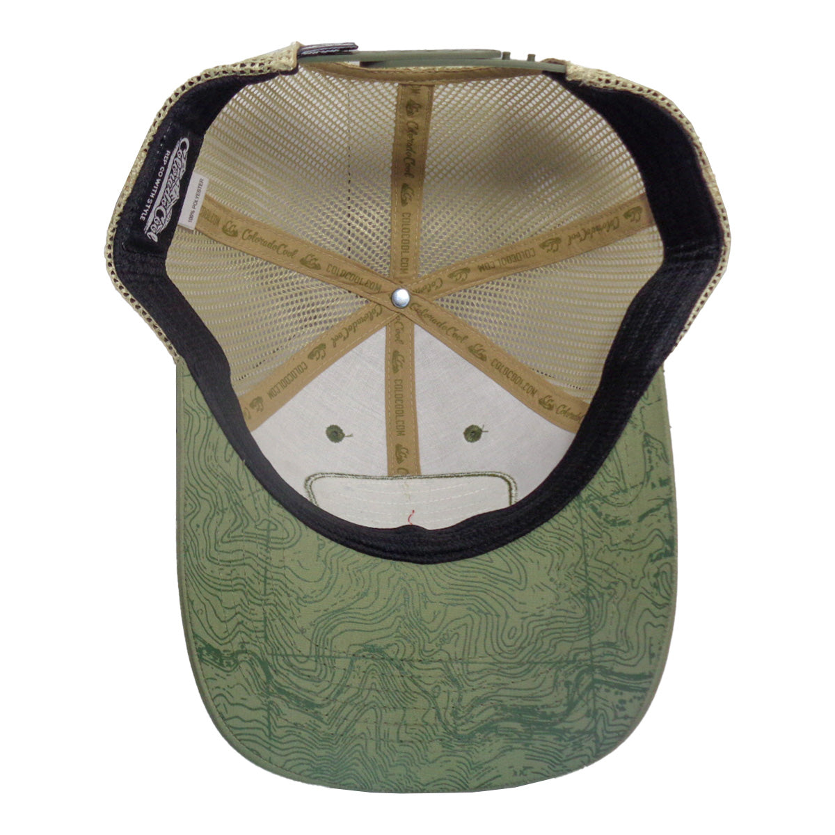 Olive/Khaki Uns Trucker Hat - Mountain Cast