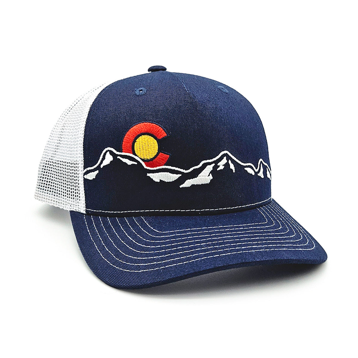 Range Trucker Hat - Navy/White