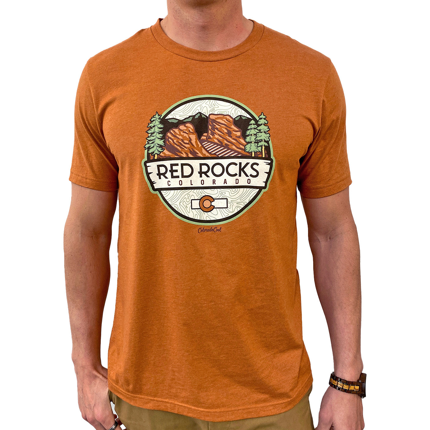 Red Rocks T-Shirt - Orange