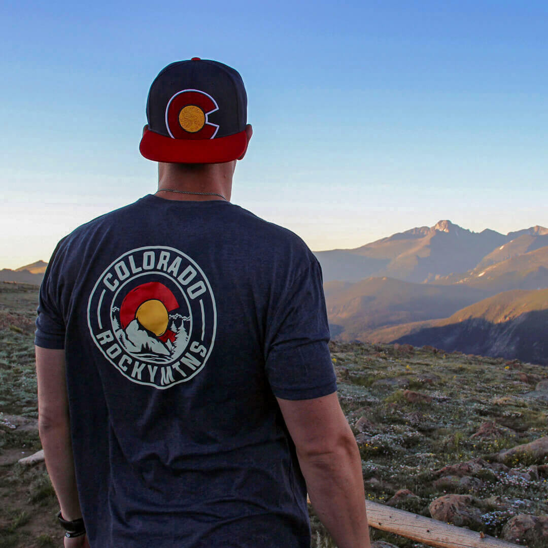 Colorado Rocky Mtns T-Shirt - Charcoal