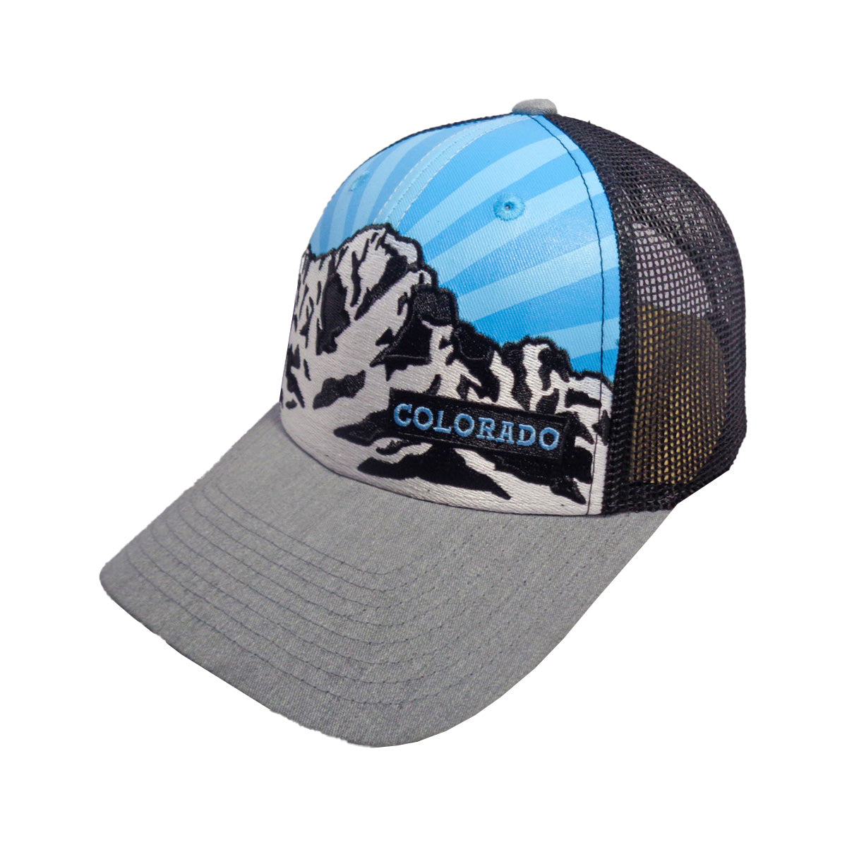 San Juan Sky Hat - Youth - White/Suit/Black