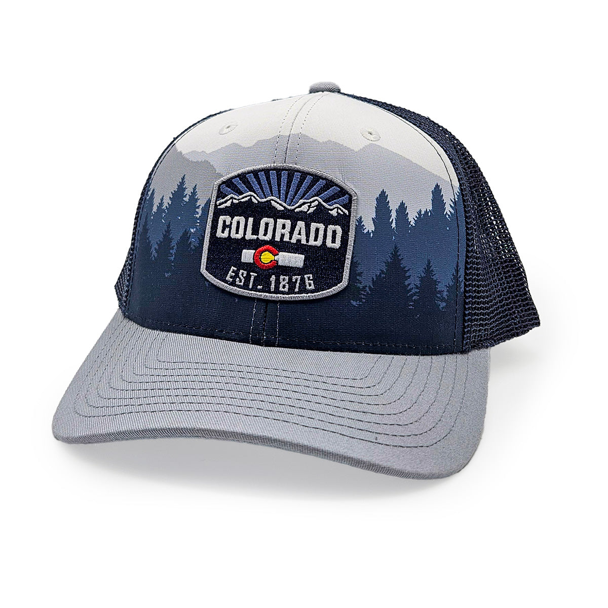 Timberline Trucker Hat - Indigo/Gray