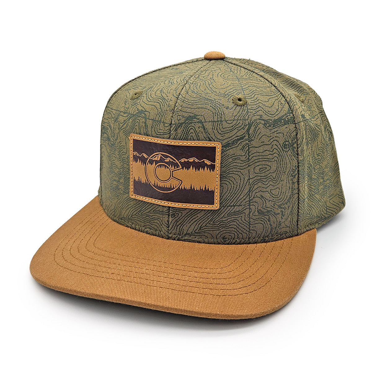 Treeline Flatbill Hat - Olive