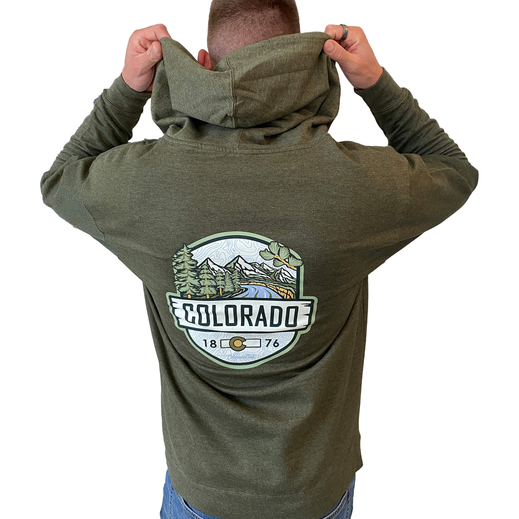 Woodland Midweight Zip-Up Hoodie - Green