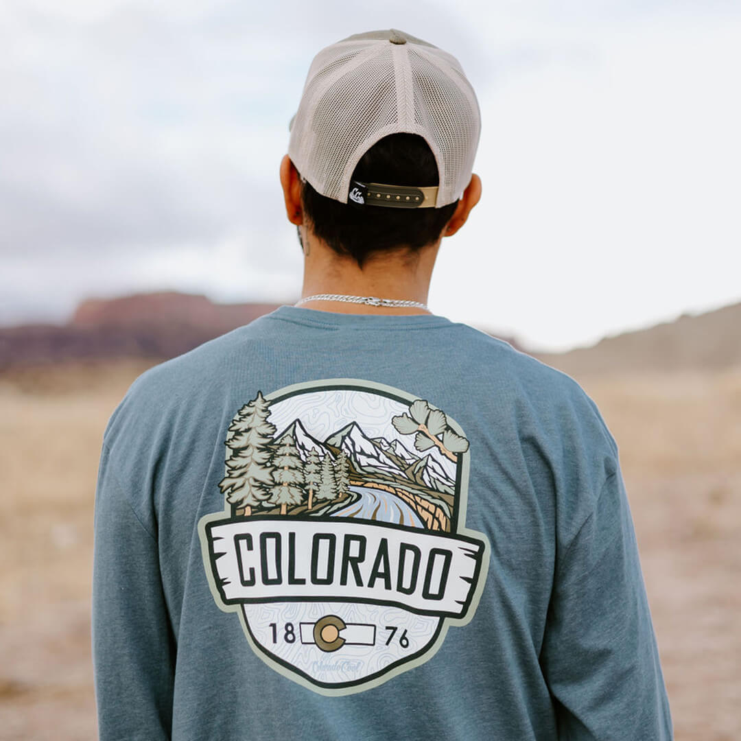 Woodland Long Sleeve T-Shirt - Indigo