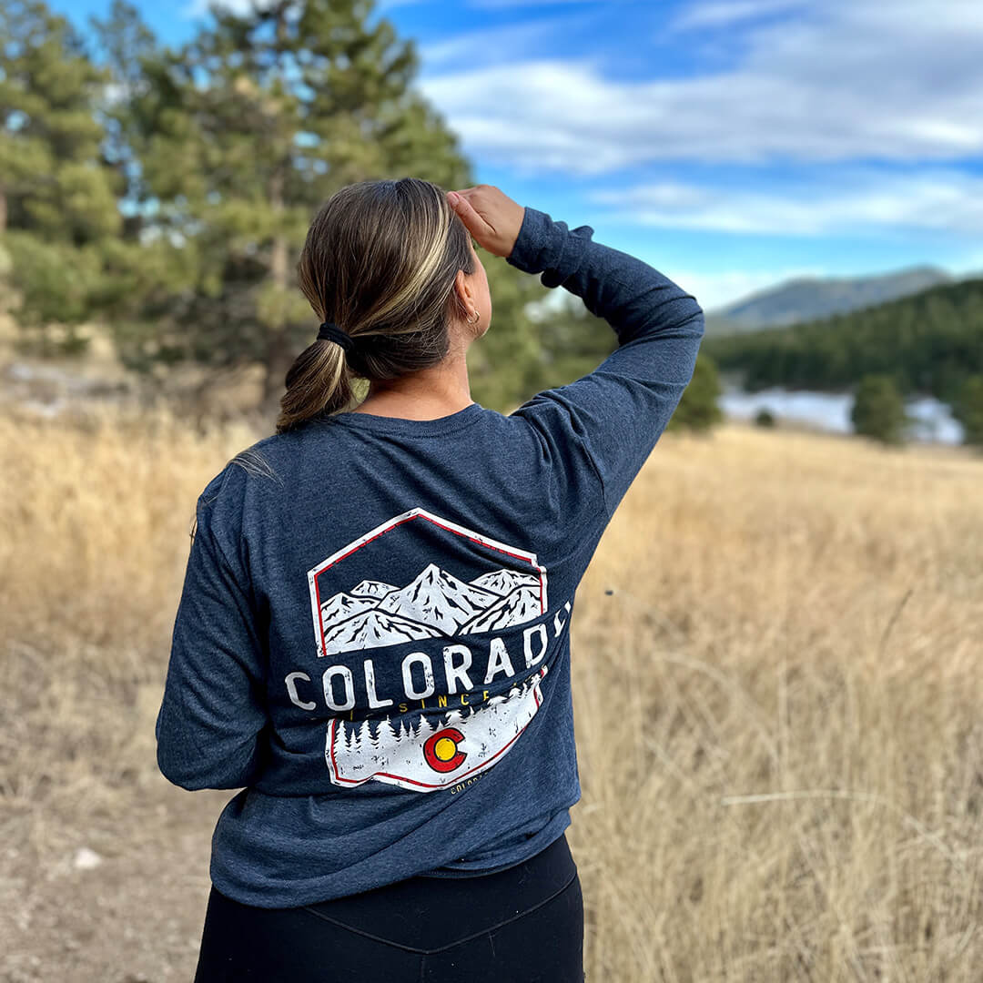 Epic Since 1876 Long Sleeve T-Shirt - Heather Midnight Navy
