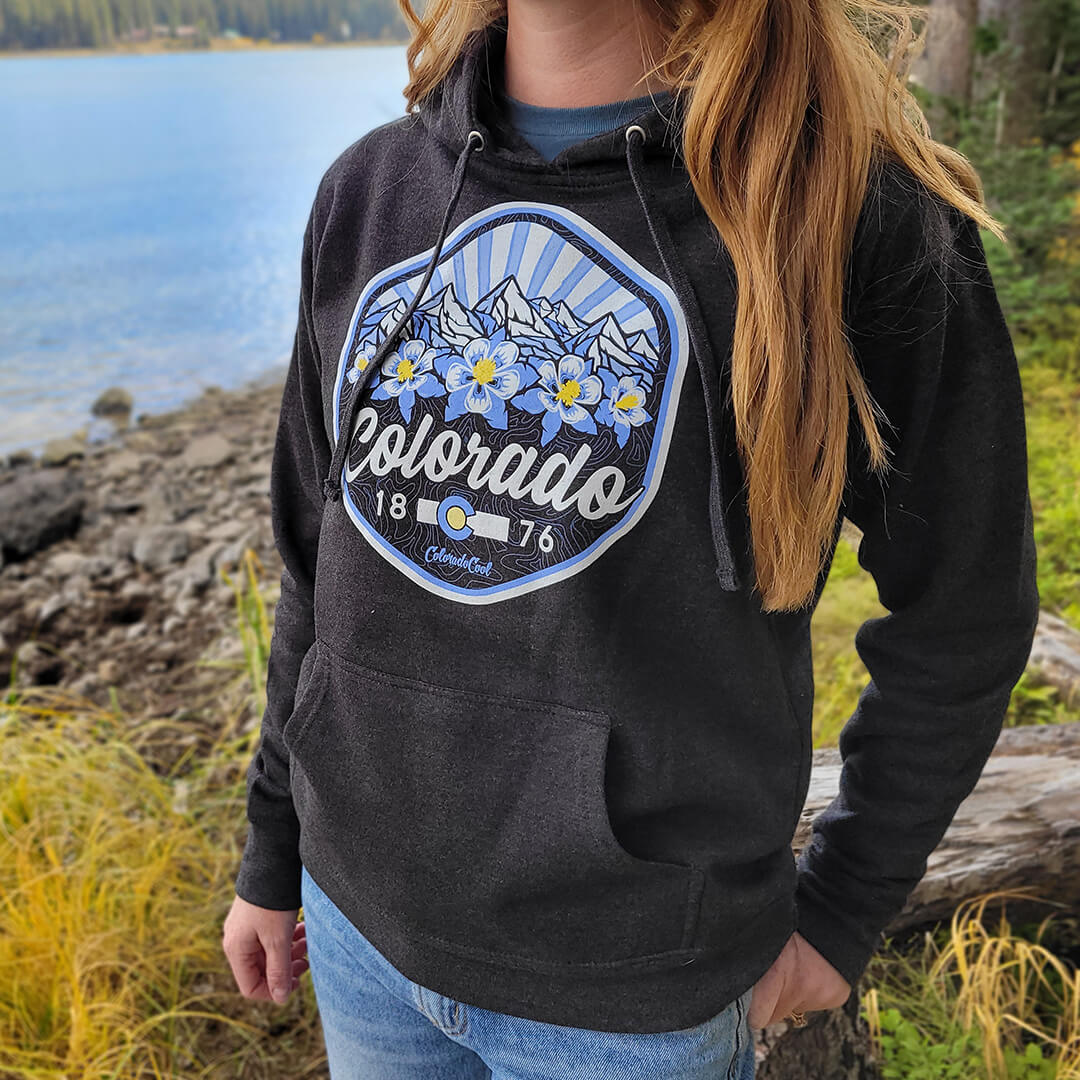 Mountain Bloom Hoodie - Women's - Charcoal