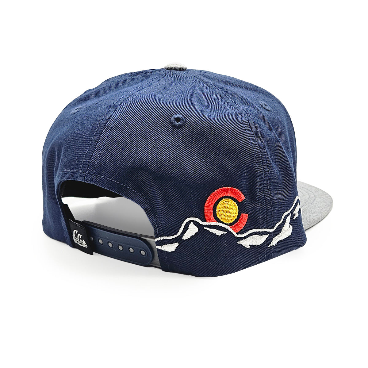 Denver Mile High City Hat - Range Flatbill - Navy/Hthr Gray