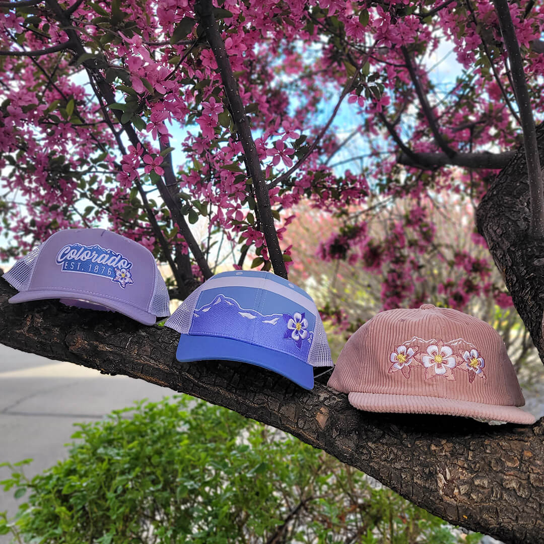 Floral Range Hat - Mauve - Corduroy