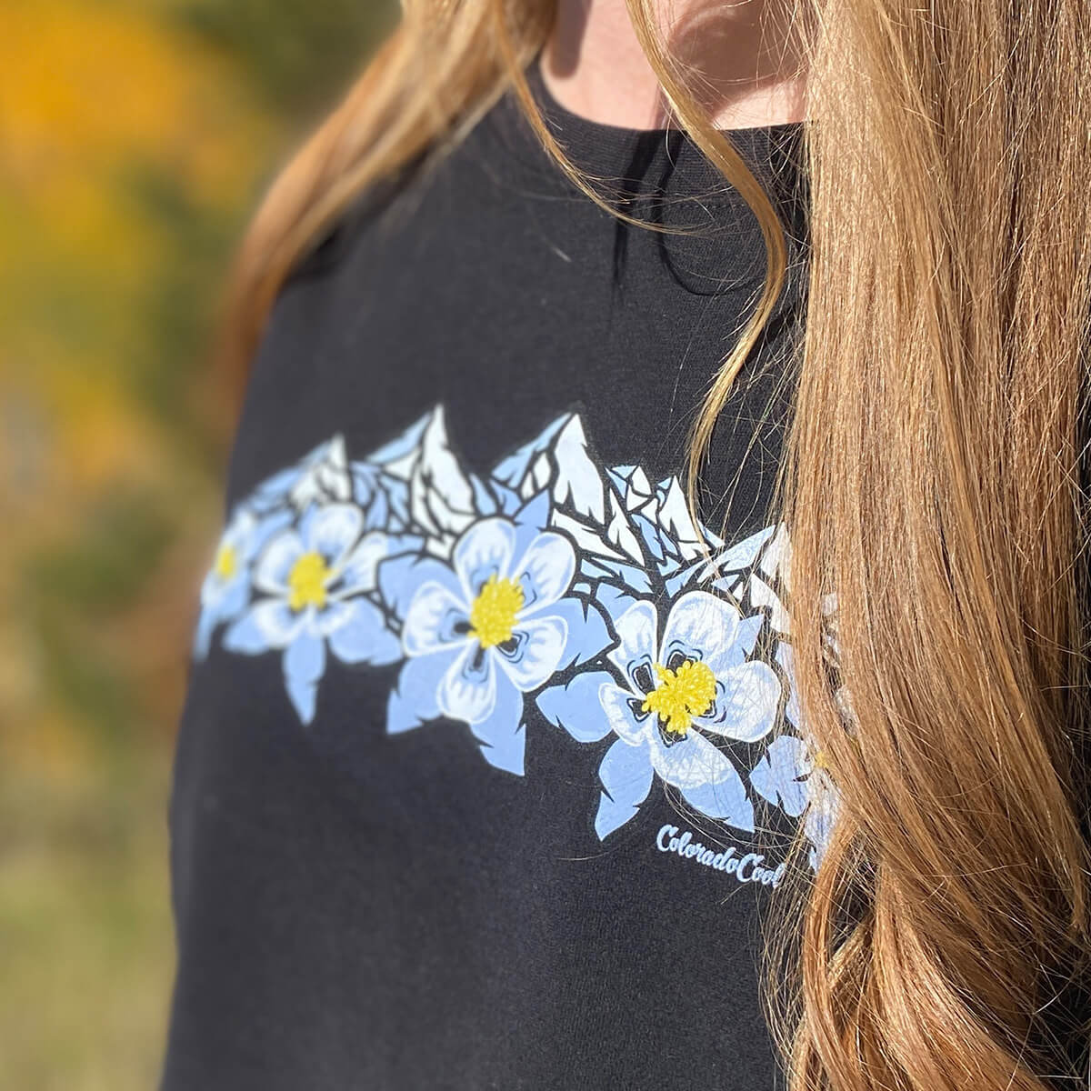Floral Range - Sweatshirt - Black - Womens